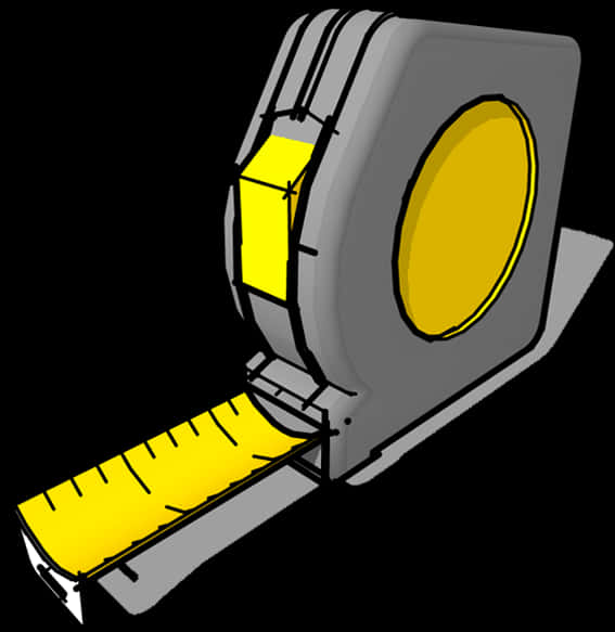 Measuring Tape Illustration