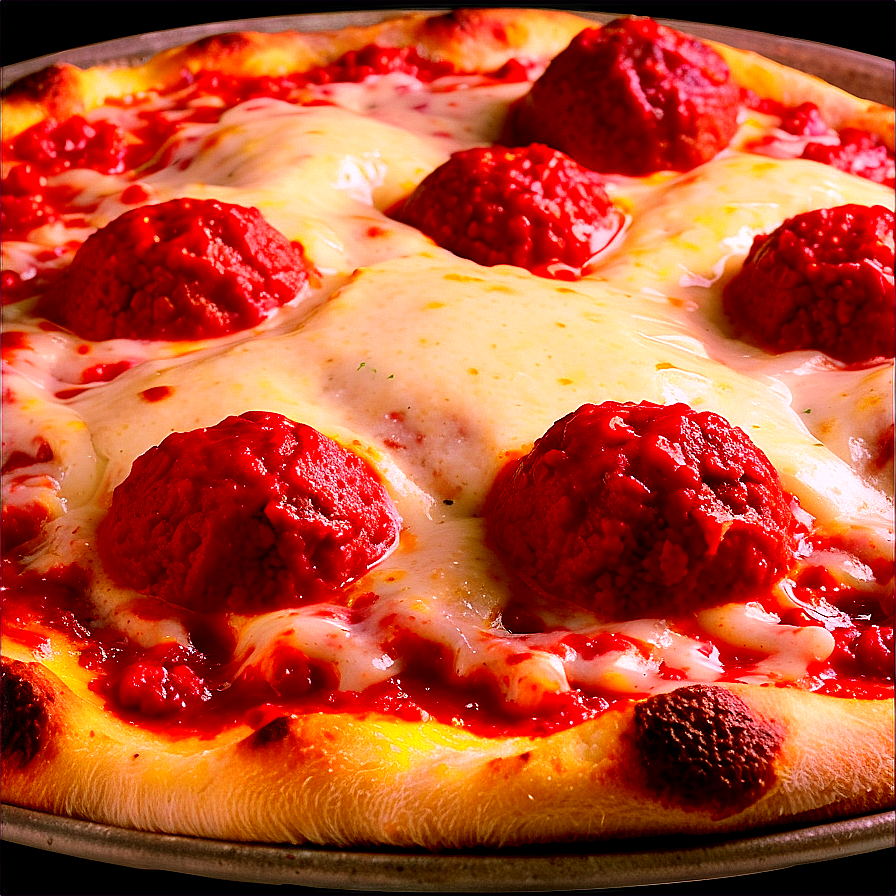 Meatball Marinara Pizza Png Hcv