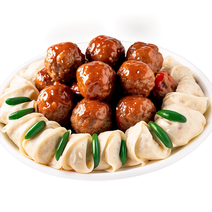 Meatball Party Platter Png 06242024