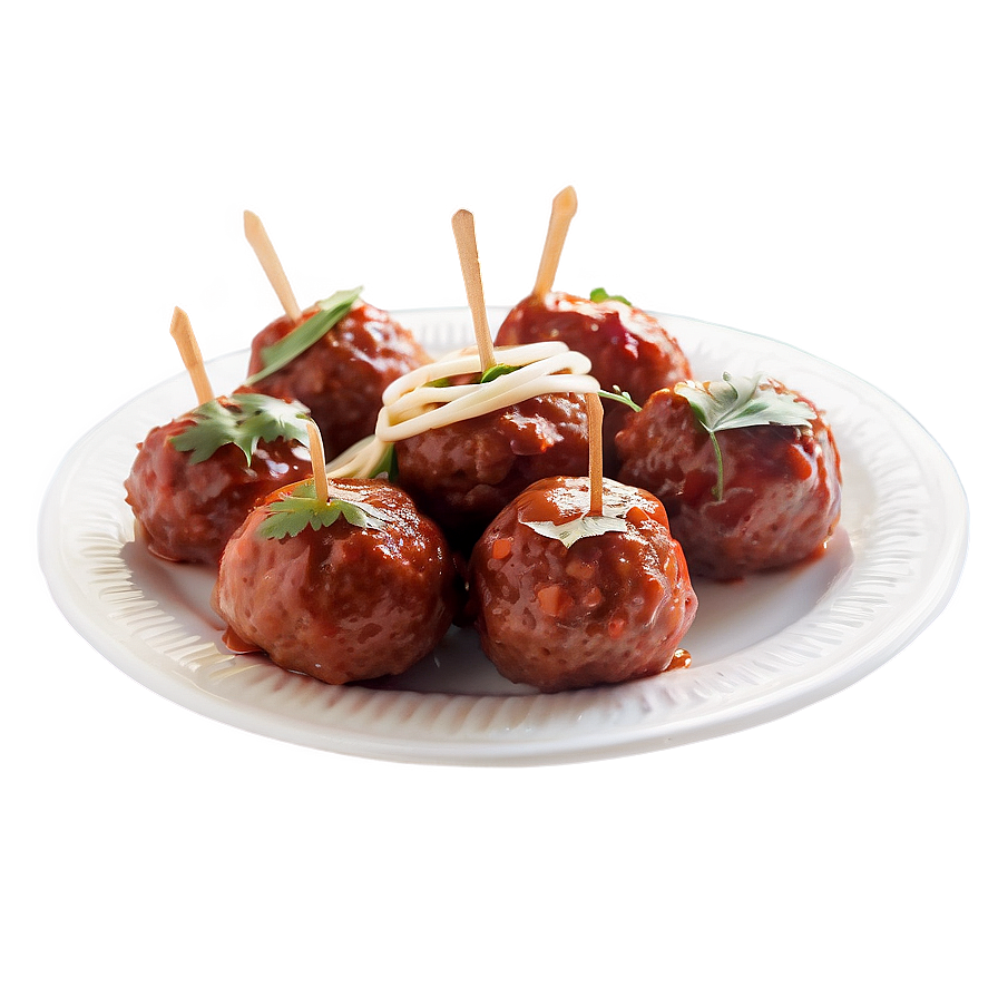 Meatball Party Platter Png Ksk80