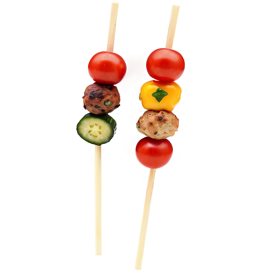 Meatball Vegetable Skewers