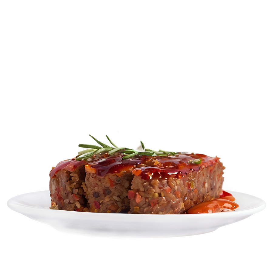 Meatloaf With Bbq Filling Png 6