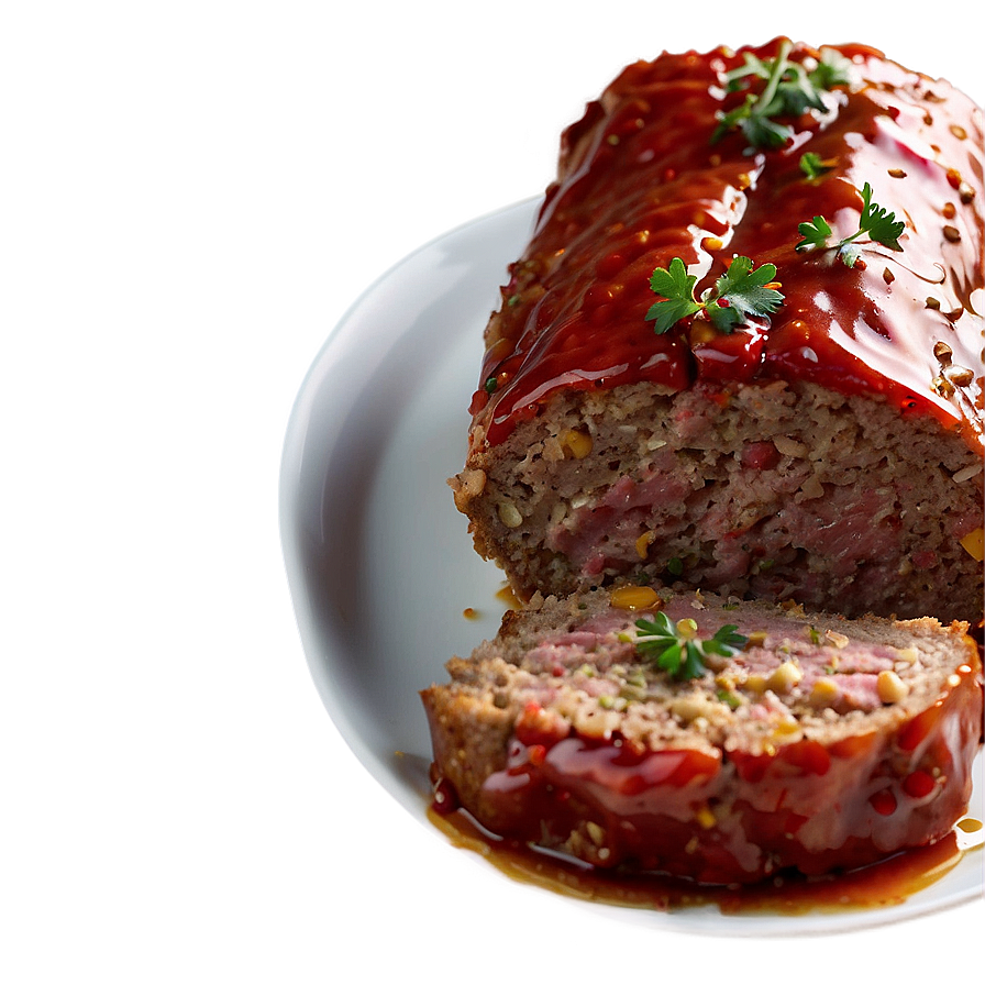 Meatloaf With Spicy Glaze Png Glo