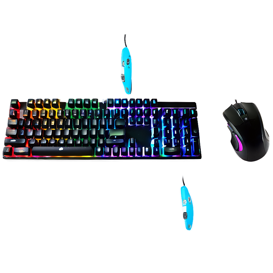 Mechanical Keyboard And Rgb Mouse Png Sqy