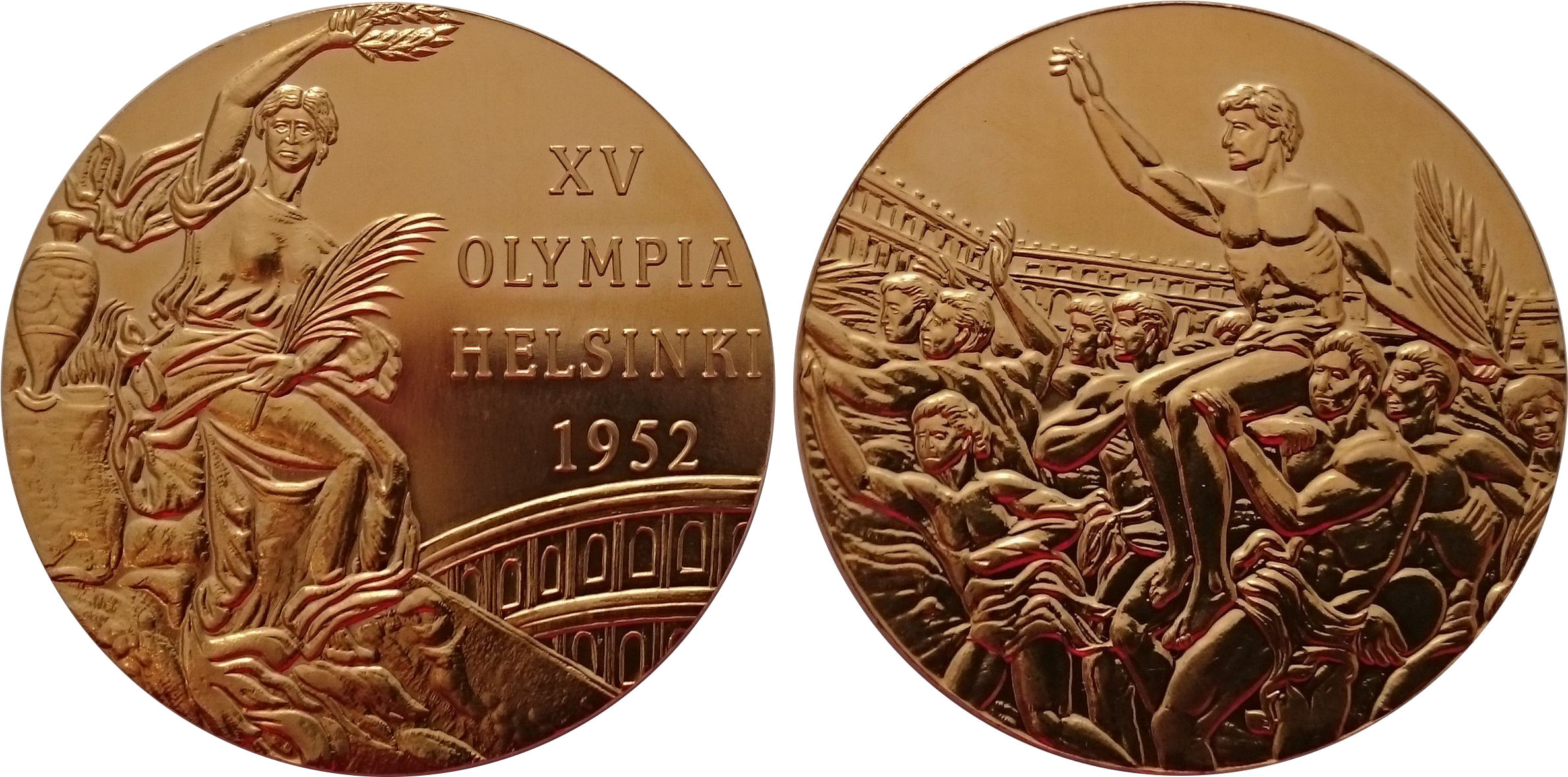 Medal Of Olympic Summer Games 1952 - Coin, HD Png Download PNG with transparent background