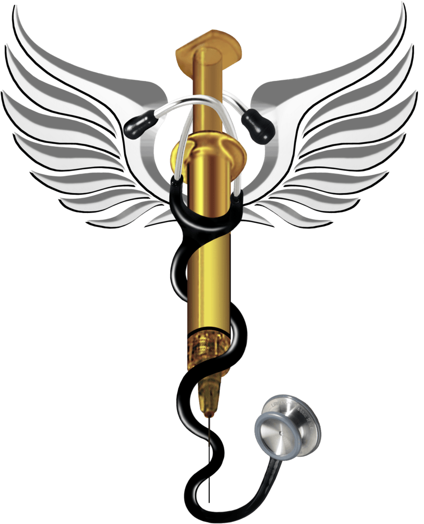 Medical Caduceus Stethoscope Symbol