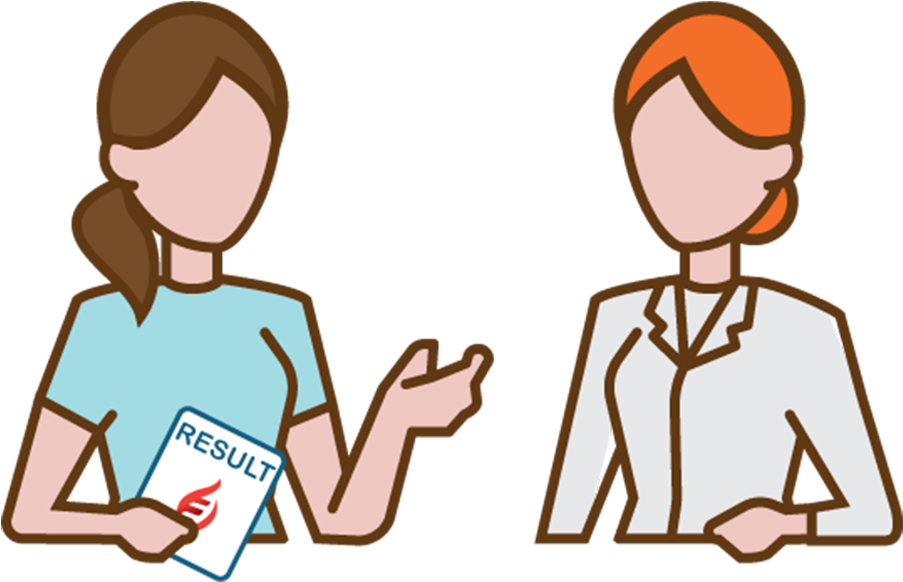 Medical Consultation Genetic Test Results PNG with transparent background