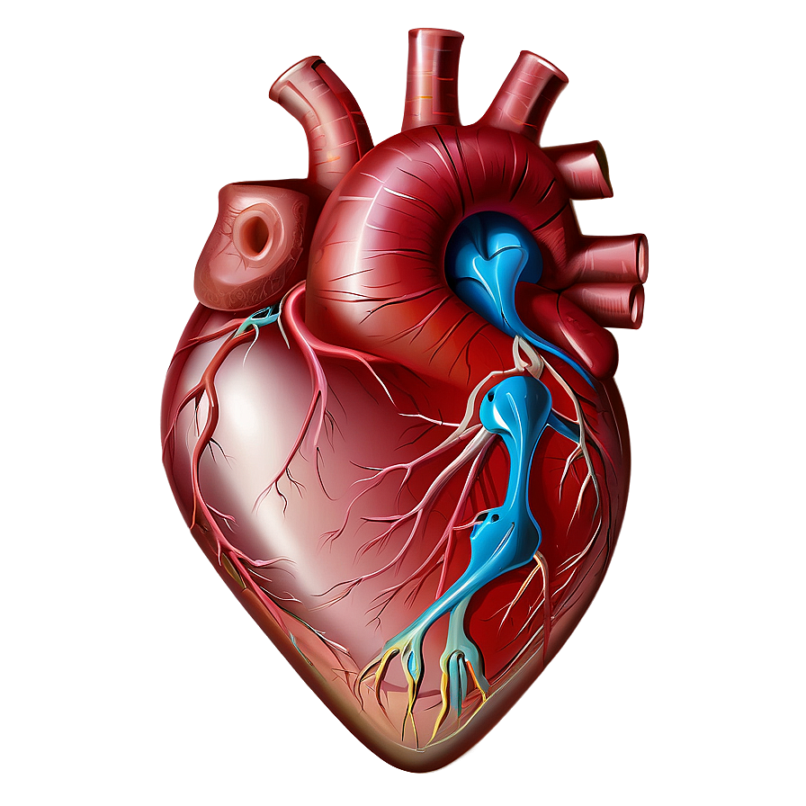 Medical Illustration Anatomical Heart Png Hxc22