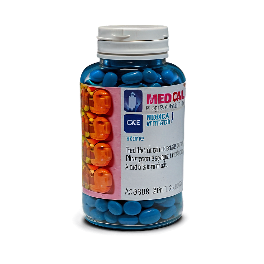 Medical Pill Bottle Png 05252024