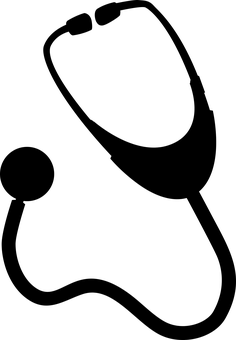 Medical Stethoscopeon Black Background.jpg PNG image with a transparent background, free high-resolution download
