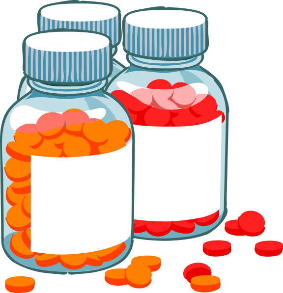 Medication_ Bottles_ Vector_ Illustration