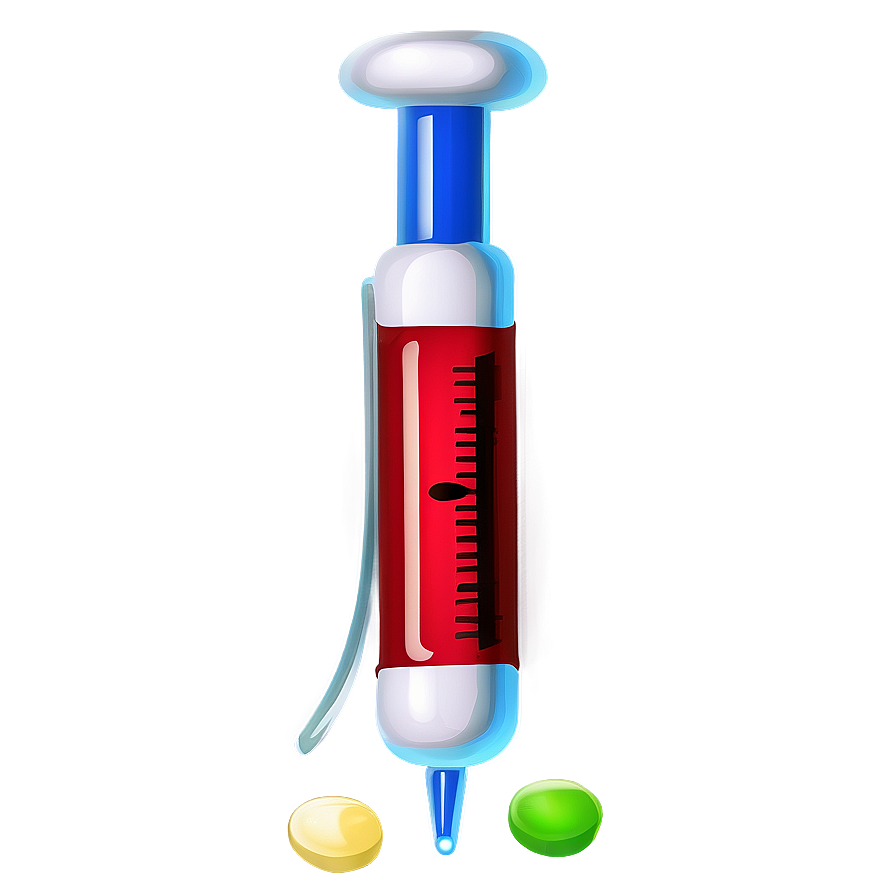 Medication Syringe PNG 2 PNG with transparent background