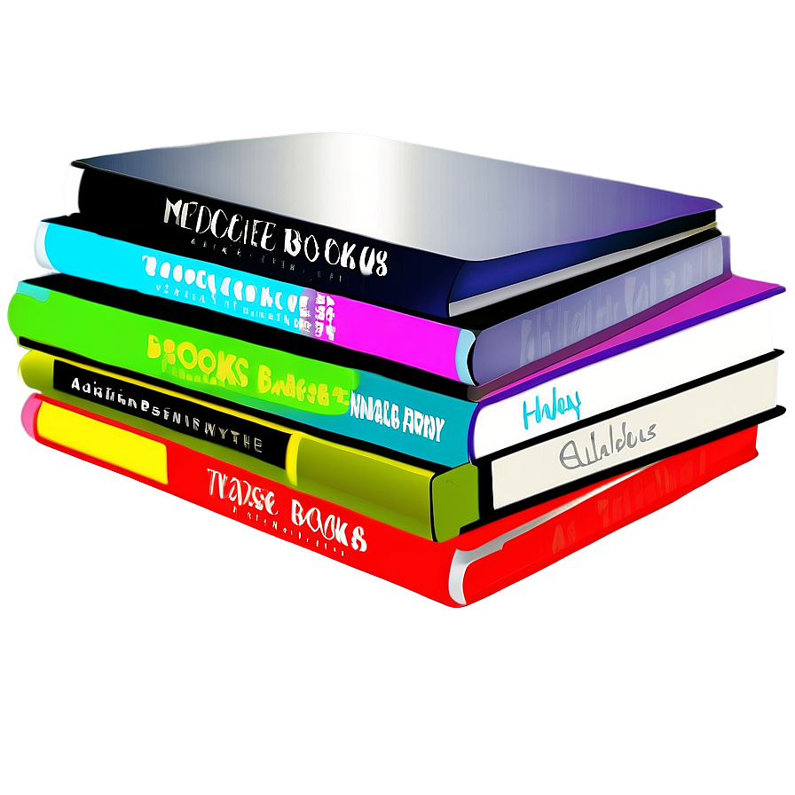 Medicine Books Stack Png Ypr