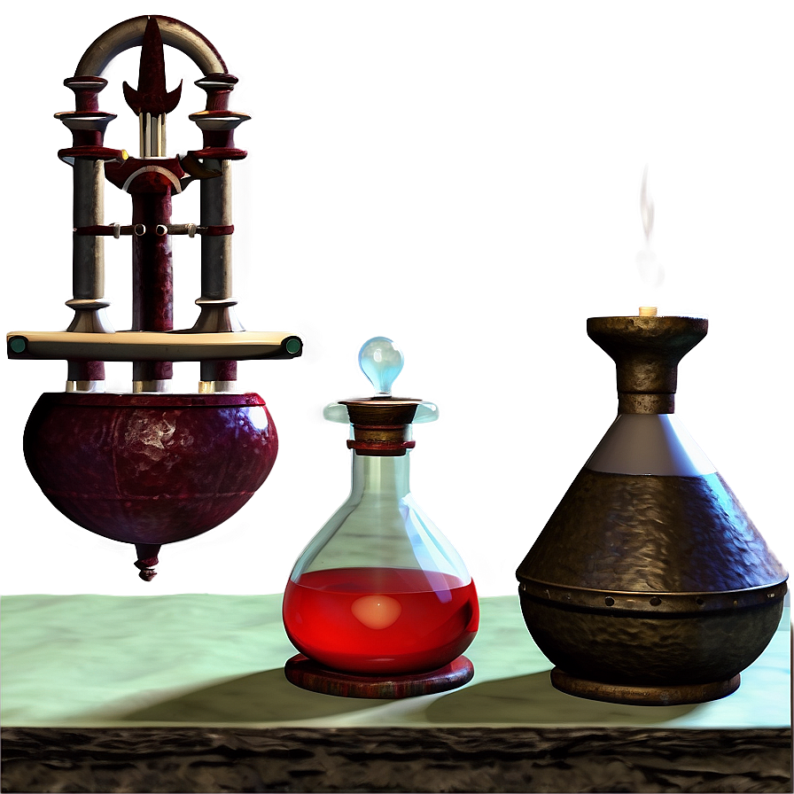 Medieval Alchemy Lab Png 13