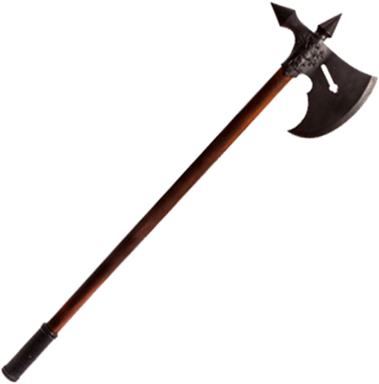 Medieval Battle Axe Isolated