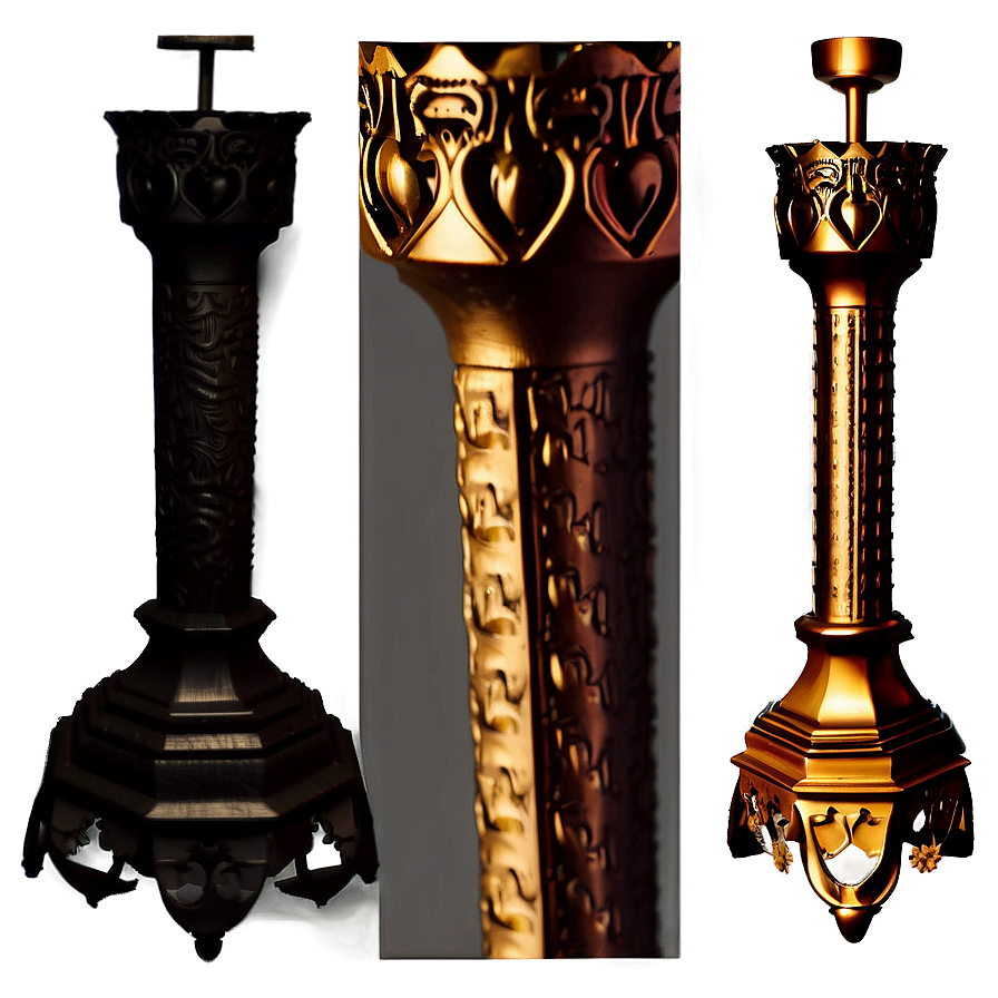 Medieval Candlestick Replica Png 38