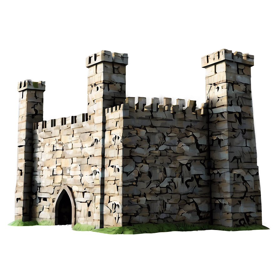 Medieval Castle Building PNG 05242024 PNG with transparent background