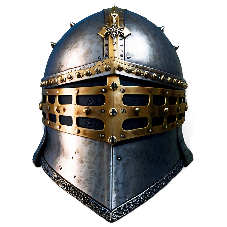 Medieval Crusader Helmet Png Dha21