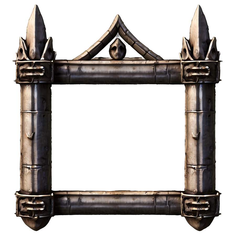 Medieval Gothic Frame Png 06262024