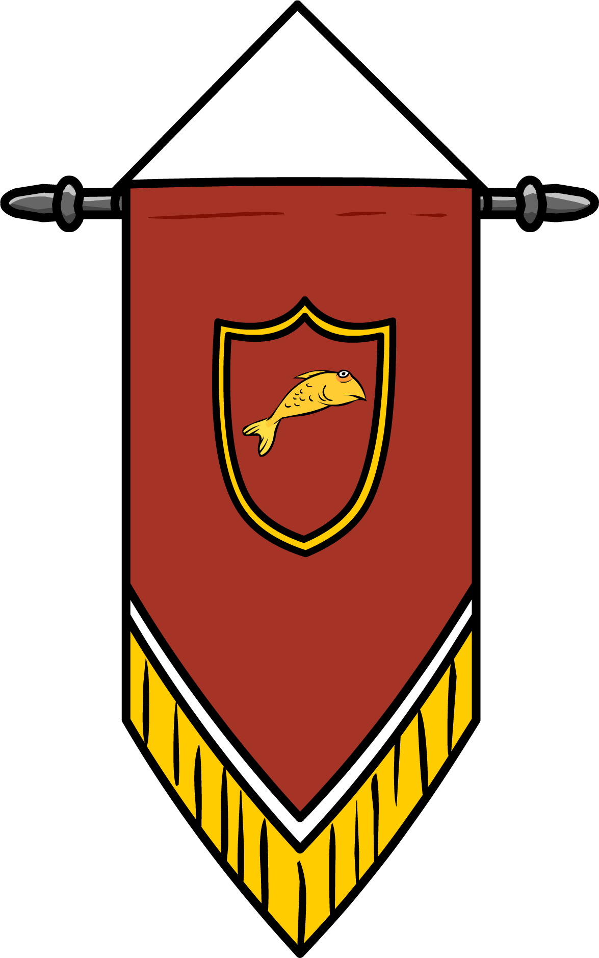 Medieval Flag Outline - Transparent Medieval Banner, HD Png Download PNG with transparent background