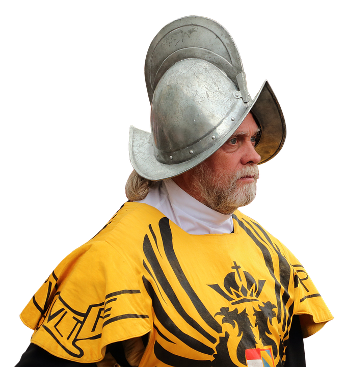 Medieval Knightin Armor PNG with transparent background