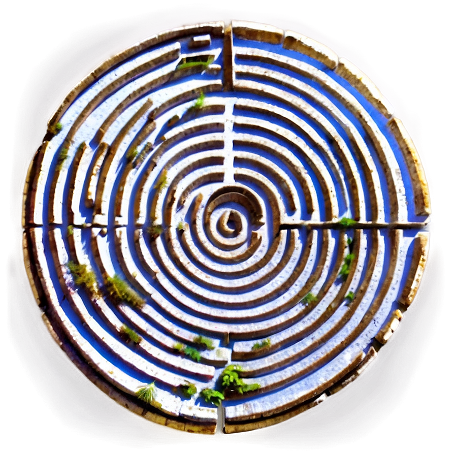 Medieval Labyrinth Drawing Png 10