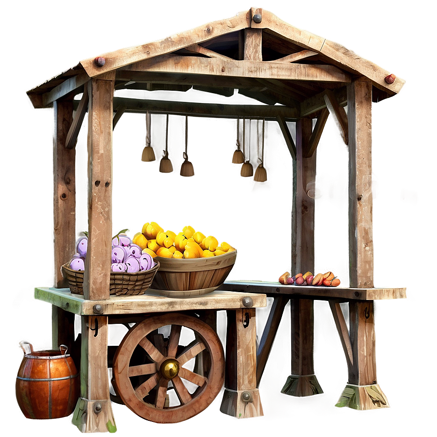 Medieval Market Stall Png 06232024