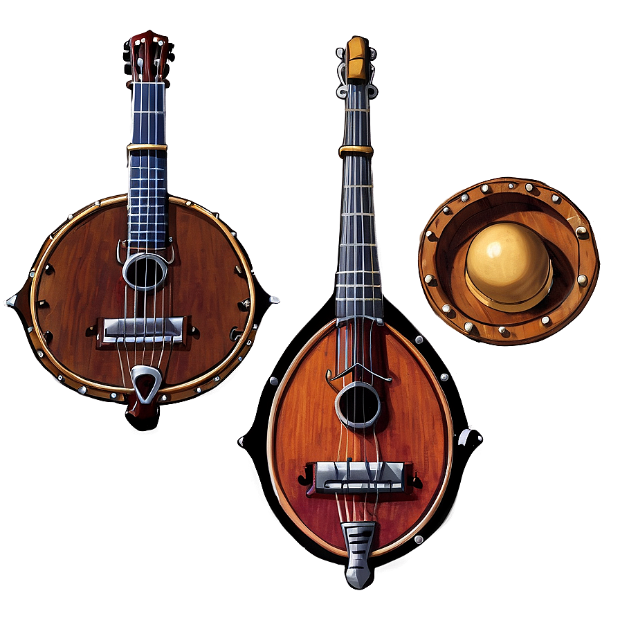 Medieval Minstrel Instruments Png 06232024