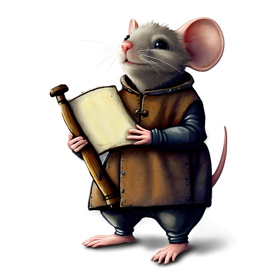 Medieval Mouse Png 05042024