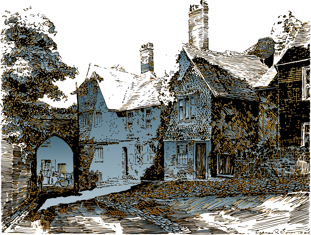Medieval Village Png, Transparent Png PNG with transparent background