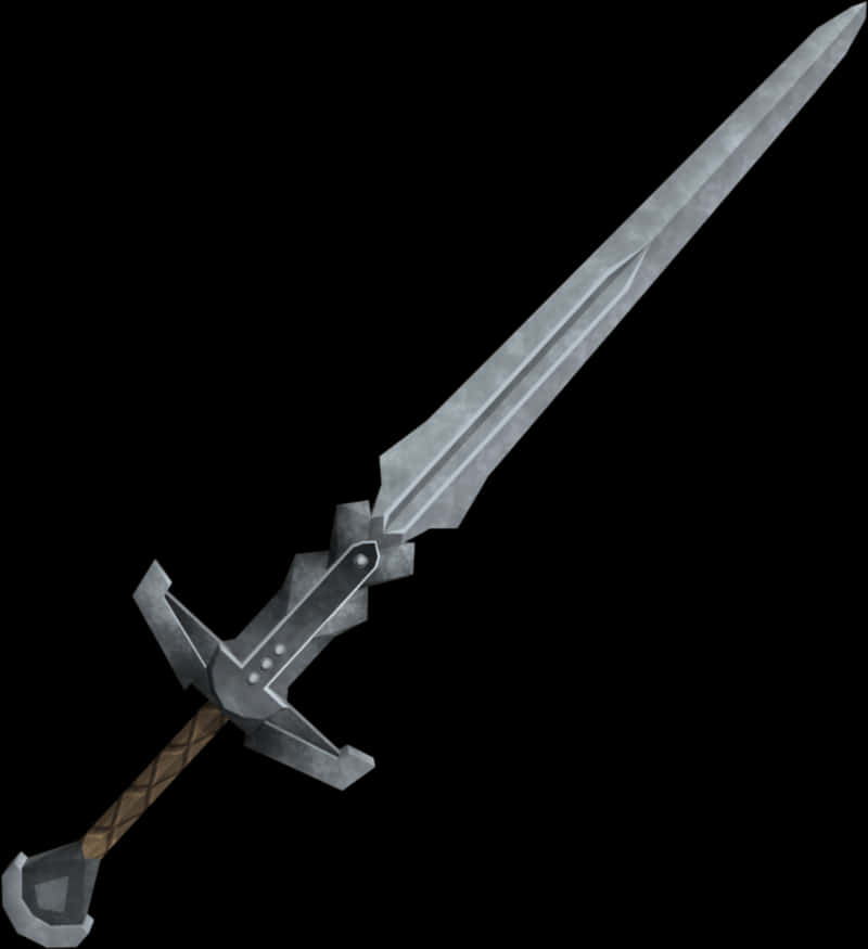 Medieval Style Sword Illustration