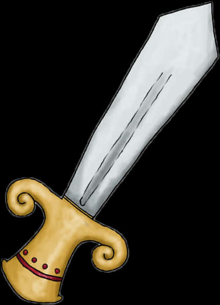 Medieval Sword Illustration