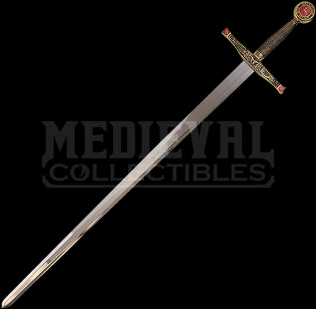 Medieval Sword Ornate Hilt