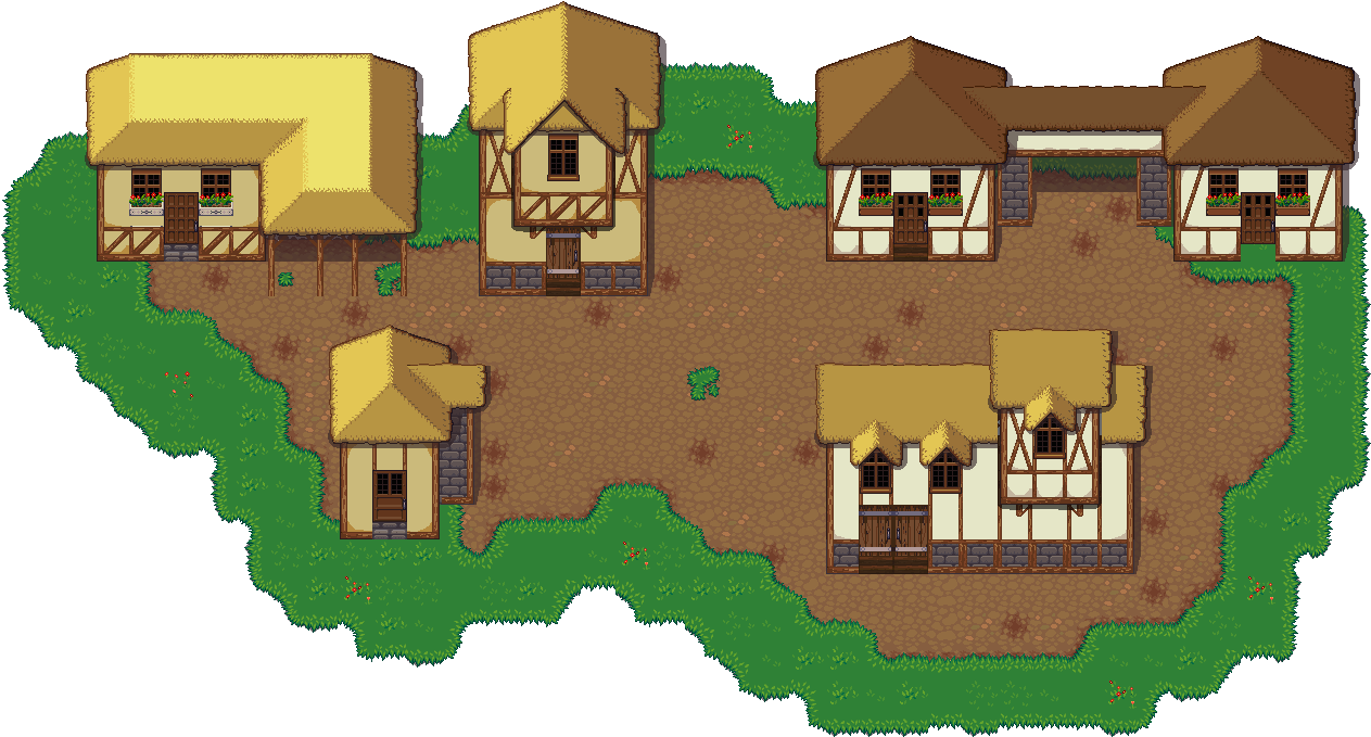 Preview - Pixel Art Thatched Roof, HD Png Download PNG with transparent background