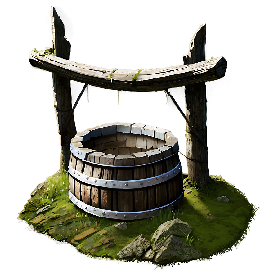 Medieval Village Well Png 12