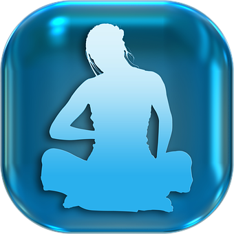 Meditation App Icon PNG with transparent background