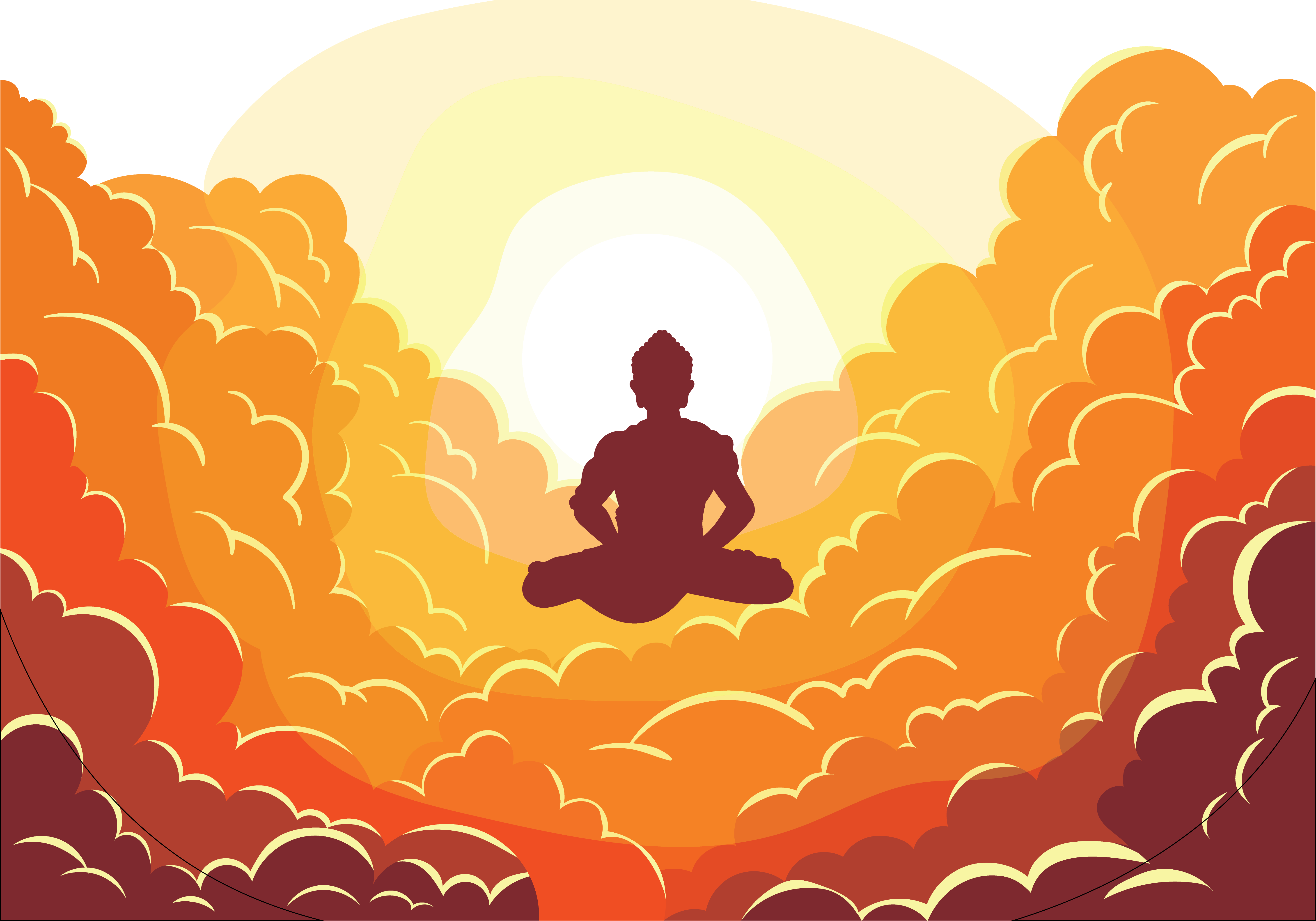 Transparent Sunrise Clipart Png - Buddhism Png, Png Download PNG with transparent background