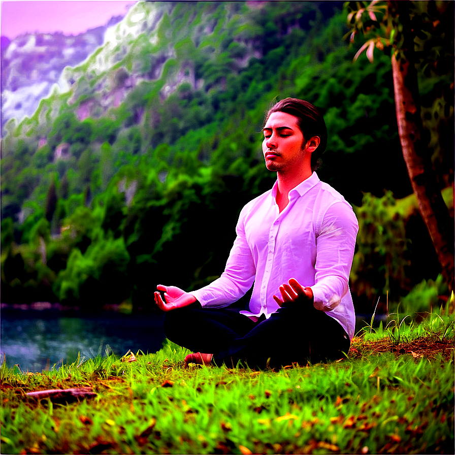 Meditation In Nature Png 61