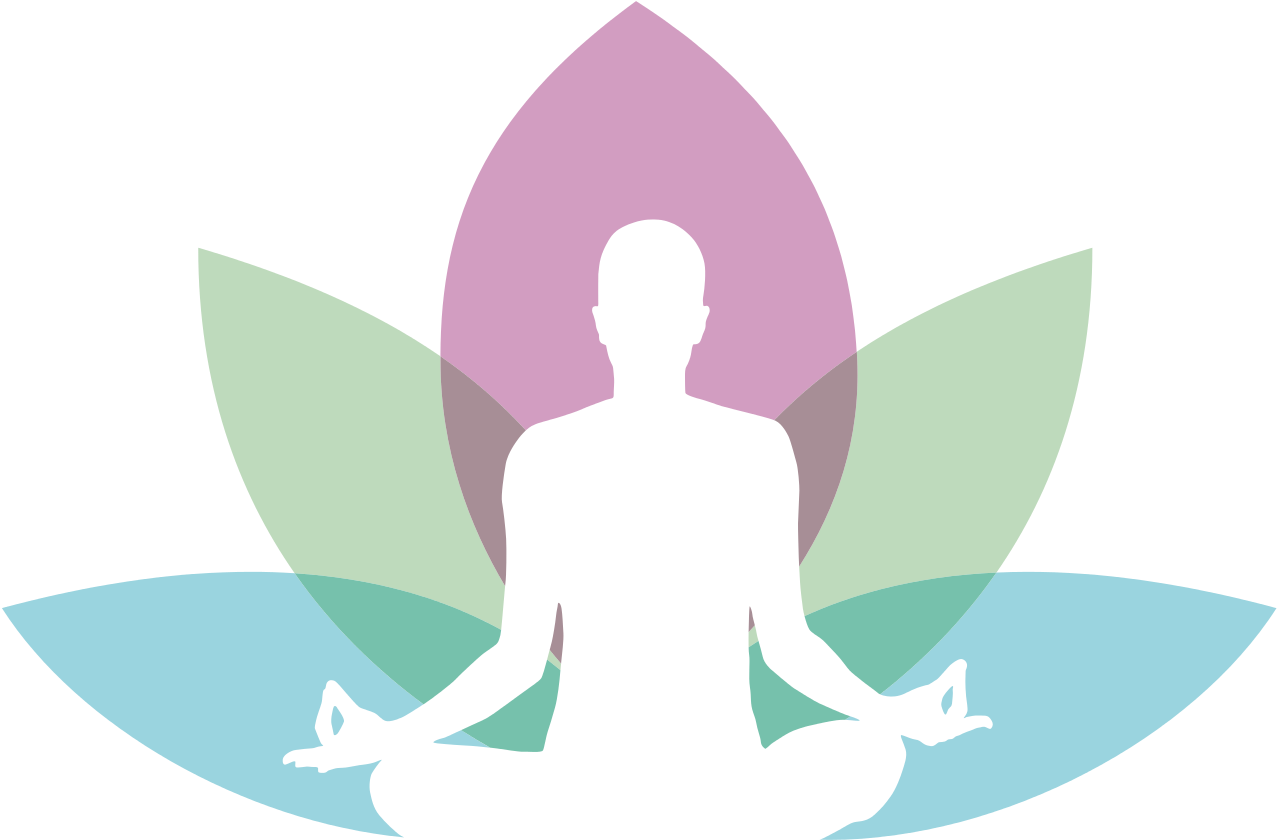 Meditation Silhouette Lotus Background PNG with transparent background