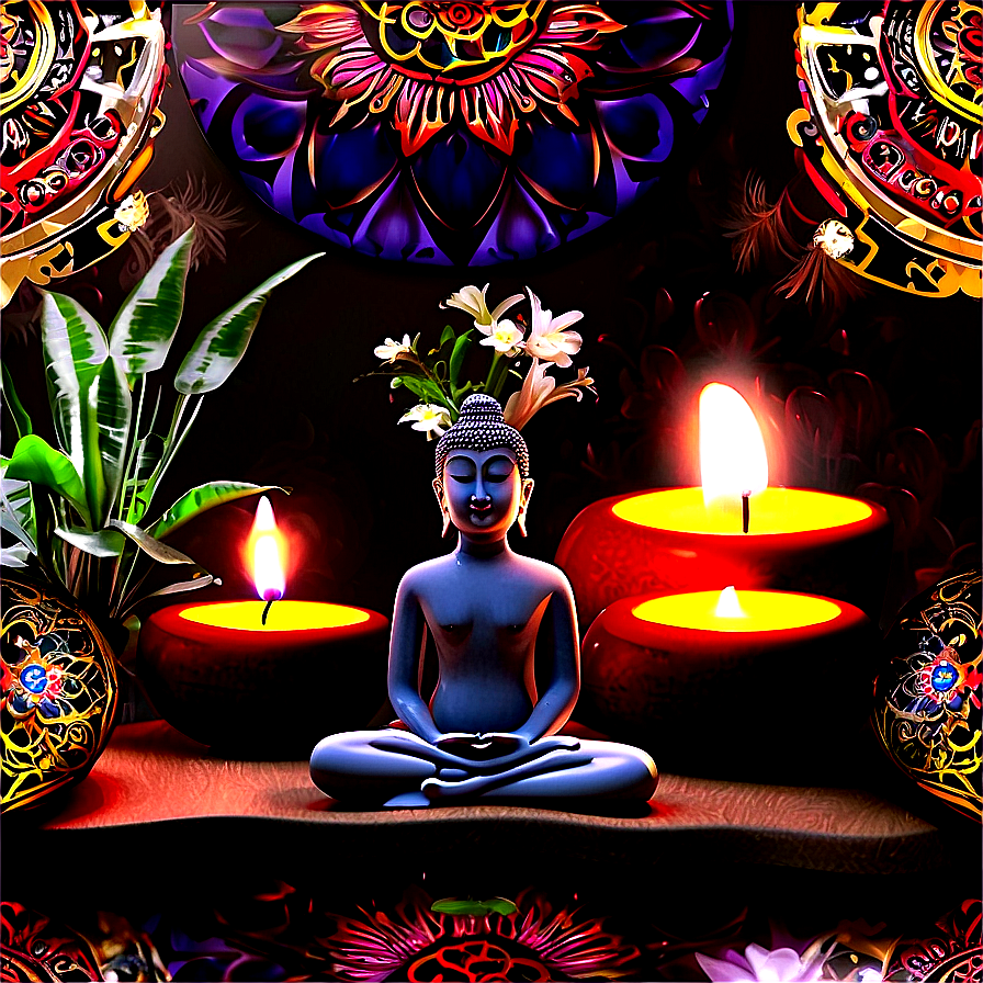 Meditation Space Decor Png 06122024