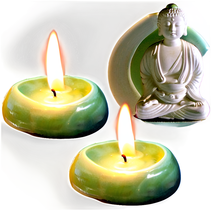 Meditation Zen Candle Png 05242024