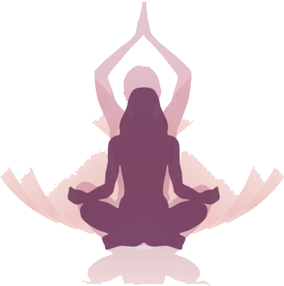 Meditative Silhouette Lotus Position