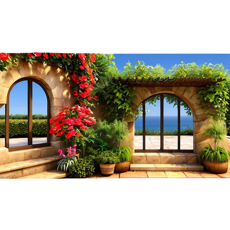 Mediterranean Garden Themes Png 53