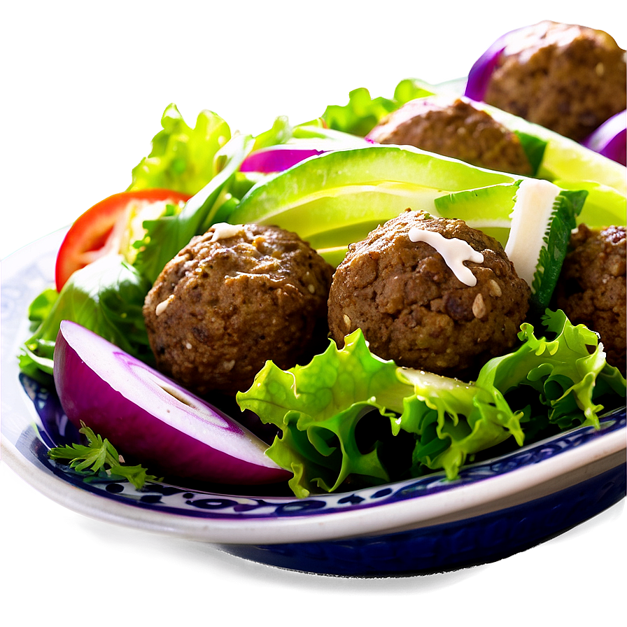 Mediterranean Meatball Salad Png Kfa