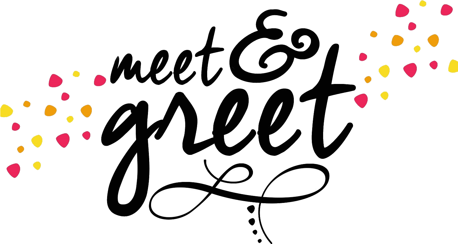 Meetand Greet Event Banner PNG with transparent background