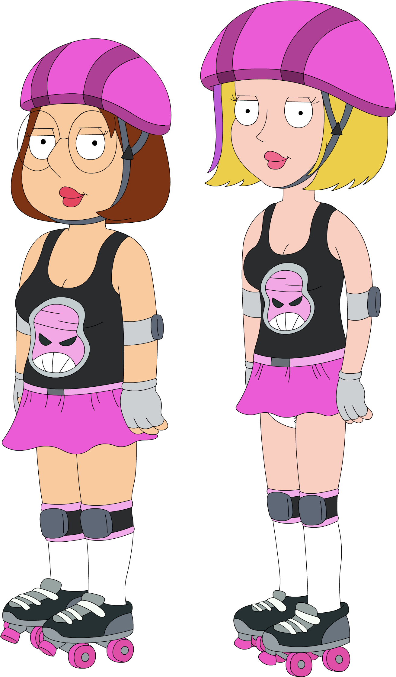 Meg Griffin Stewie Griffin Fan Art Roller Derby - Family Guy Meg Roller Derby, HD Png Download PNG with transparent background