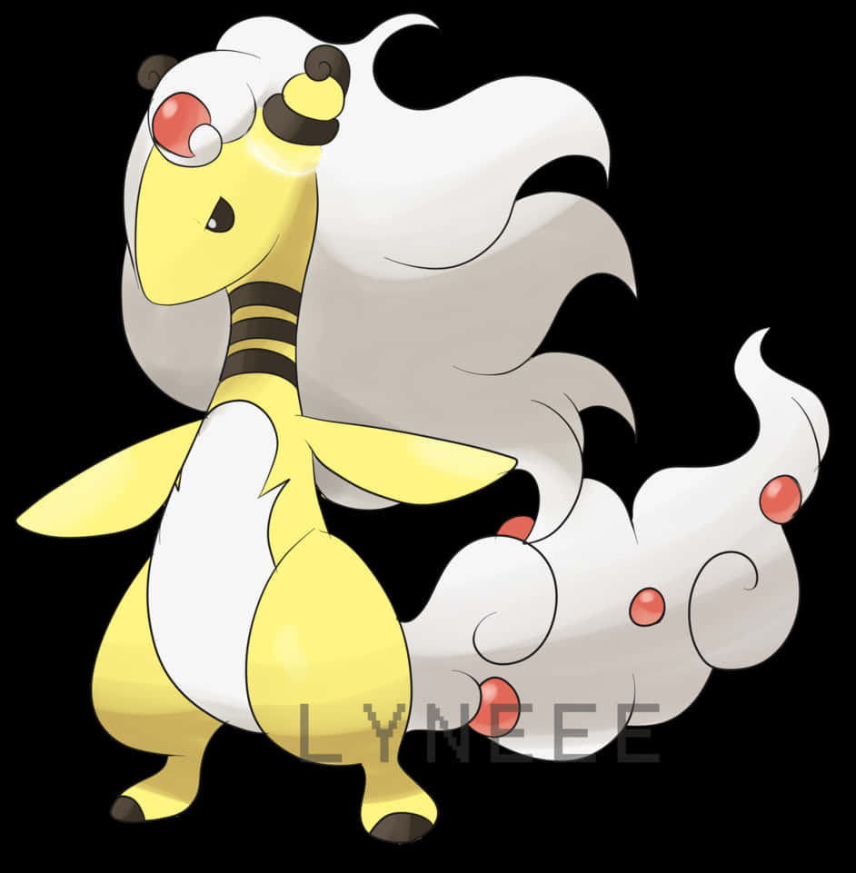 Mega Ampharos Moving Sprite , Png Download - Mega Ampharos Png, Transparent Png PNG with transparent background