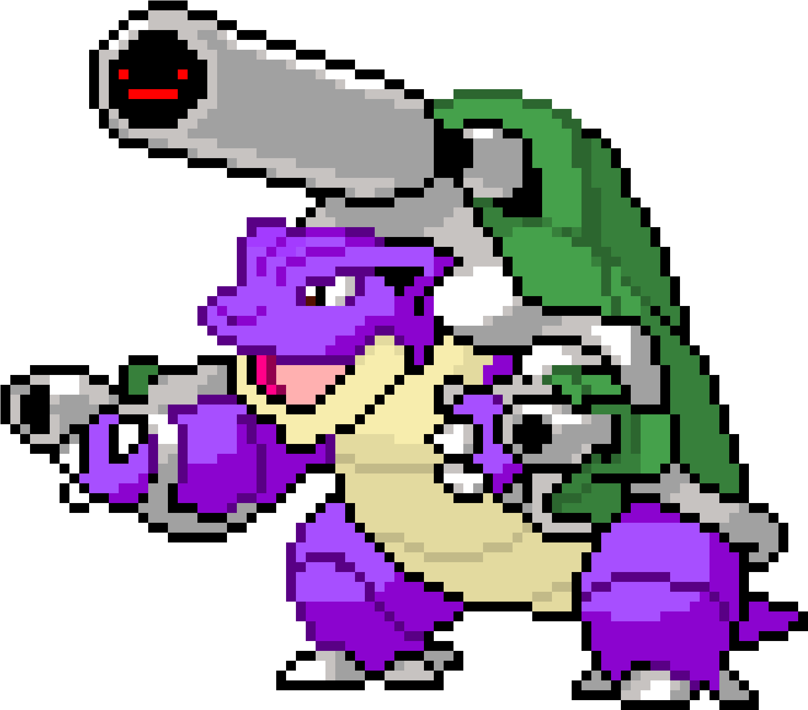 Mega Blastoise Pixel Art, HD Png Download PNG with transparent background