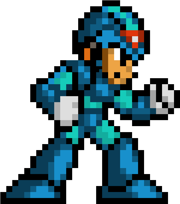 Mega Man Pixel Art Sprite