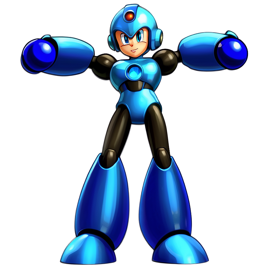 Mega Man Slide Move Png Hxl67